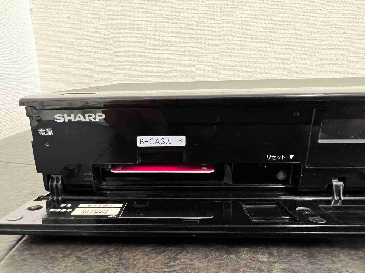 CT3833　SHARP　BDレコーダー　ブルーレイディスクレコーダー　BD-S560_画像2