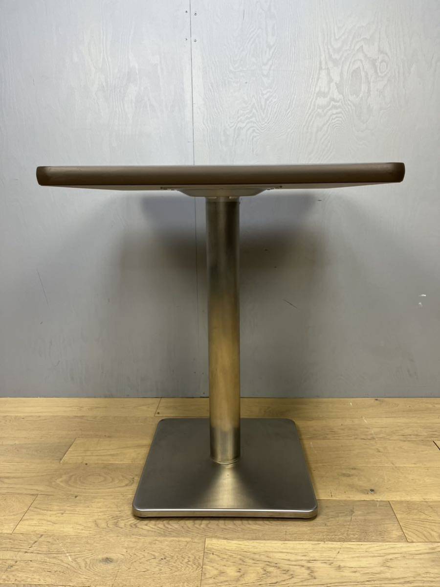 スクエアテーブル　カフェテーブル　サイドテーブル　正方形　W600×D600　①_画像3