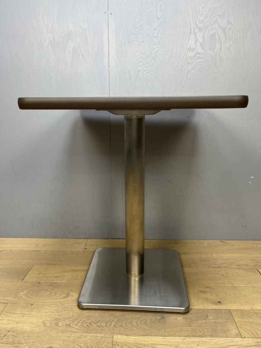 スクエアテーブル　カフェテーブル　サイドテーブル　正方形　W600×D600　①_画像2