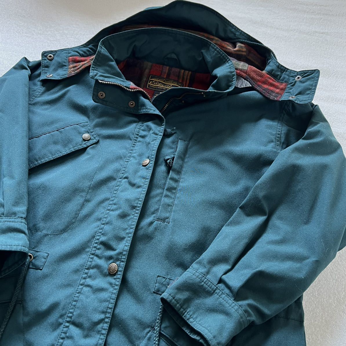 Eddie Bauer 黒タグ エディーバウアー マウンテンパーカー ブルゾン M ヴィンテージ 80年代 旧タグ ジャンパー ジャケット マウンパ_画像8