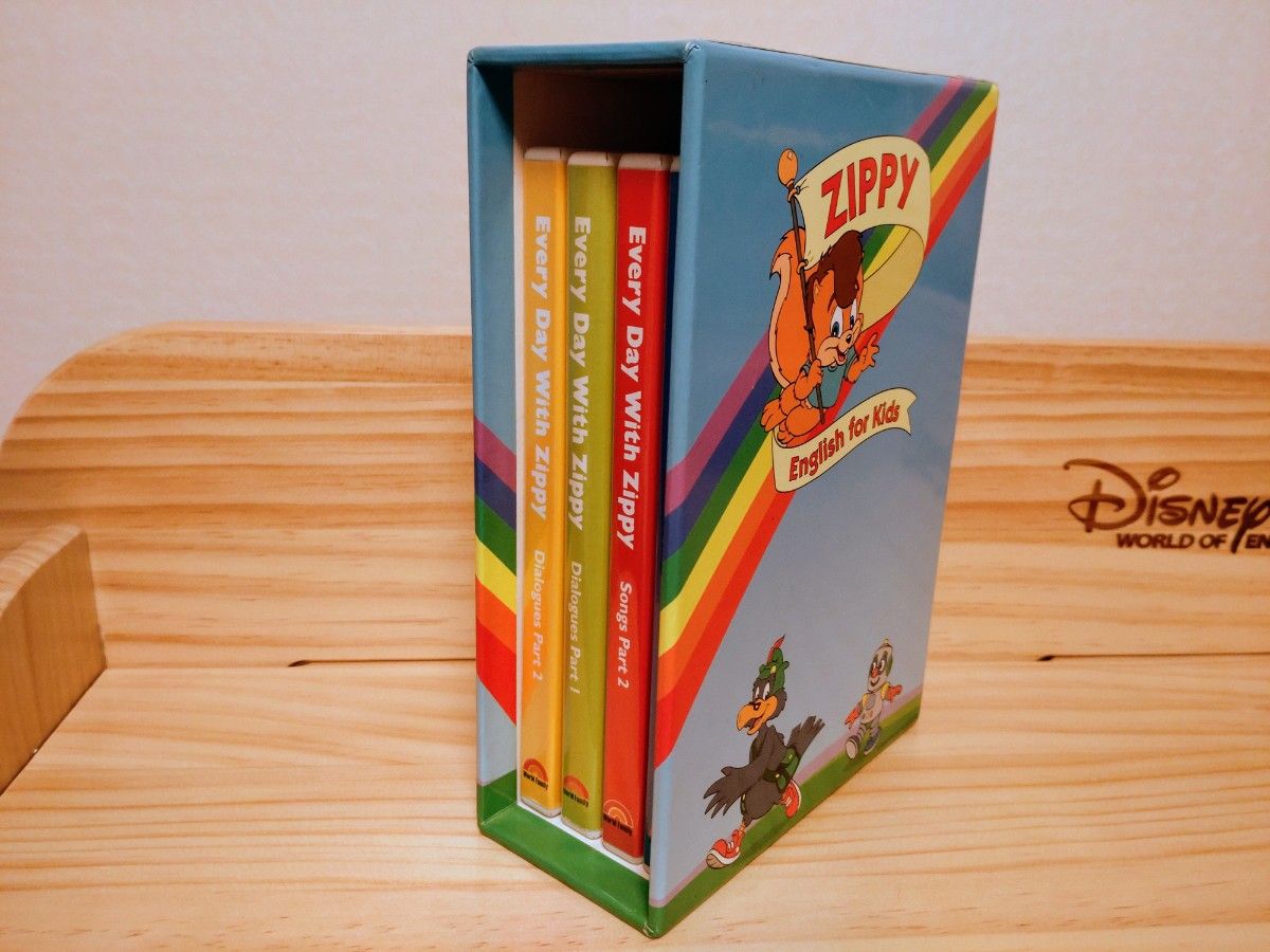 ディズニー英語システム　Every Day With Zippy　エブリデイウィズズィッピー　DVD　zippy and me