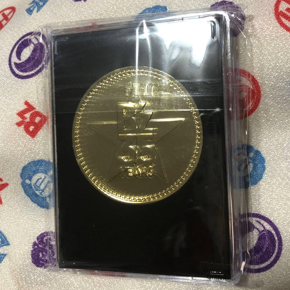 B'z プレミアム席 限定 グッズ メモリアルメダル STARS 35周年 アニバーサリー 記念品 非売品