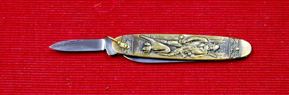 No.S-1 Vintage Solingen Pocket/Pen Knife W/Hunter & Dog　２Blades　 Germany_画像5