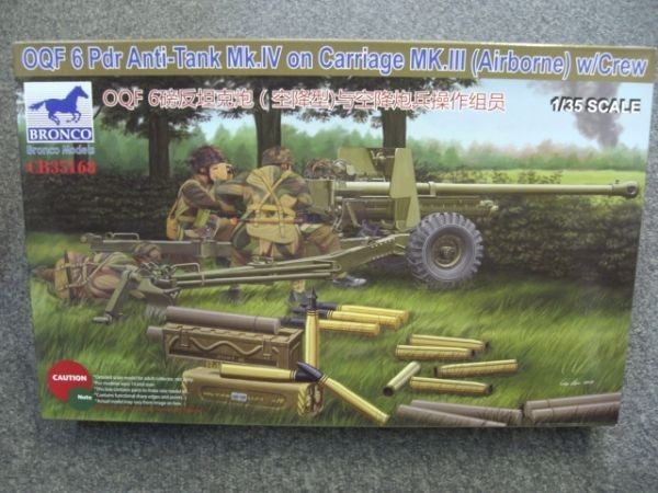 233 CB35168 1/35 britain 6 pound against tank .+ doll set B2 Bronco 