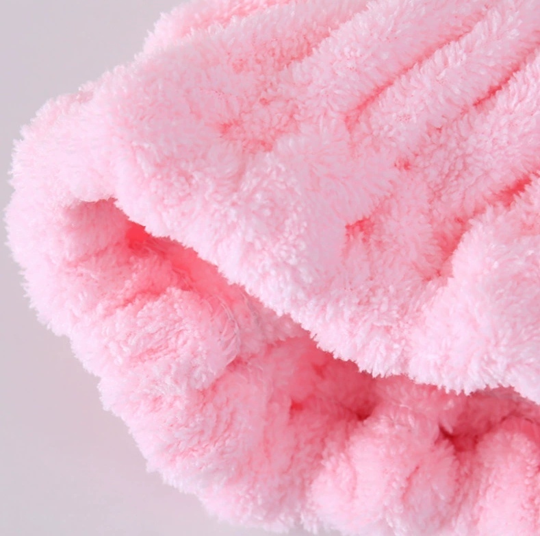  новый товар девочка симпатичный ....( розовый ) волосы dry колпак . вода скорость .. вода полотенце ванна .. уголок ...