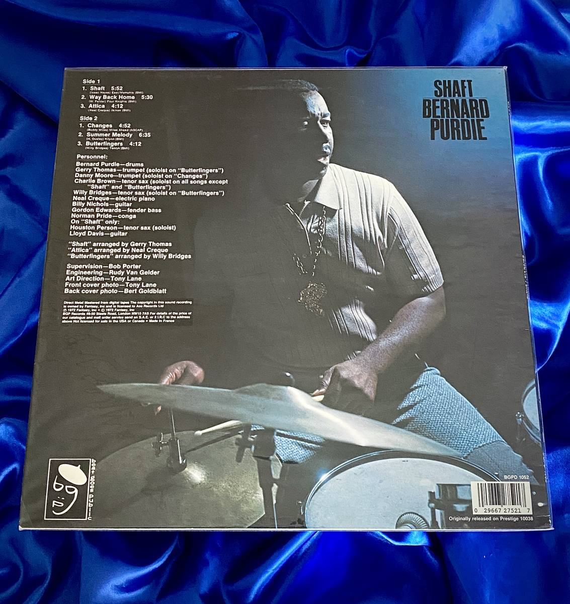 ★Bernard Purdie / Shaft (BGP Records) ●1993年UK盤(BGP Records_BGPD 1052)　バーナードパーディ_画像2