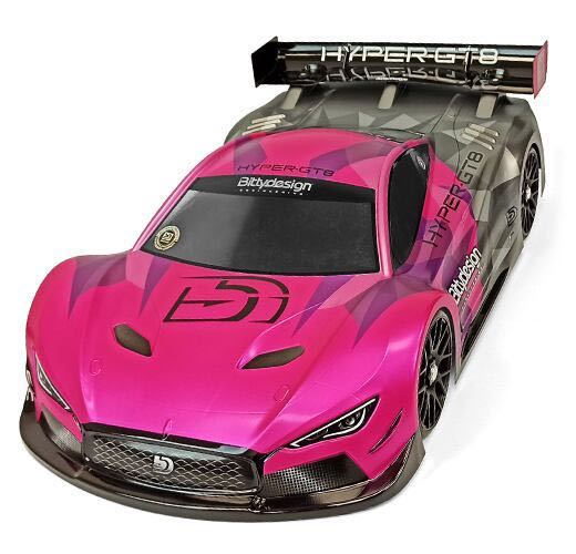 Bittydesign HYPER-GT8 クリアーボディ 1/8 ホイールベース325mm サーパント インファーノ MUGENなどにどうぞ_画像5