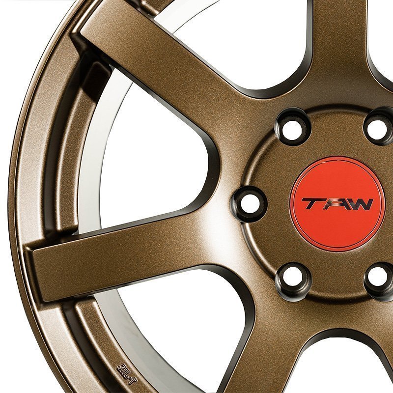 ハイエース 18インチ タイヤホイールセット 4本 TAW Styling6 18X8.0J+37 6穴 マットブロンズ NANKANG AS-1 225/50R18_画像7