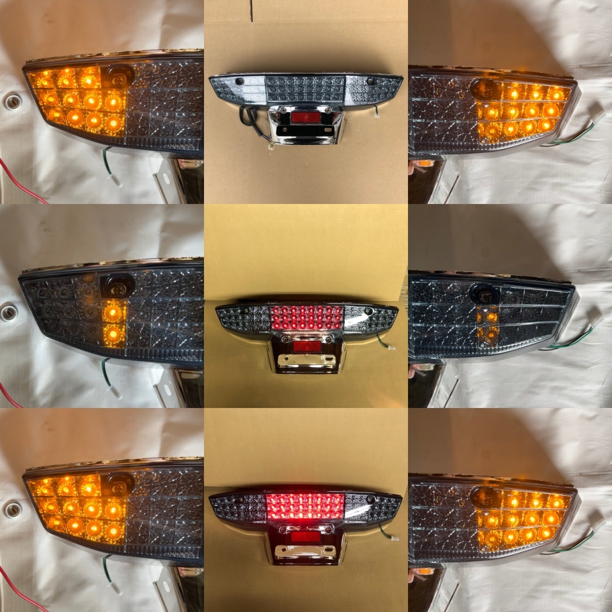 FUSION フュージョン MF02 LED テール ユーロテールランプ ウインカー スモーク　セット_画像5