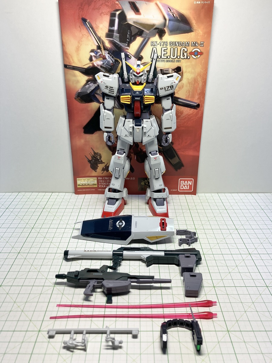 MG RX-178 ガンダムマークⅡ Ver.2.0 (エゥーゴ) HDカラー　完成品 Full Decal_画像1