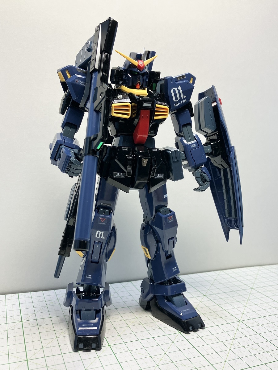 MG RX-178 ガンダムマークⅡ Ver.2.0 (ティターンズ) HDカラー　完成品 Full Decal_画像9