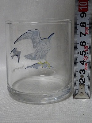 日本の鳥グラス はやぶさ SUNTORY OLD 保管品_画像6