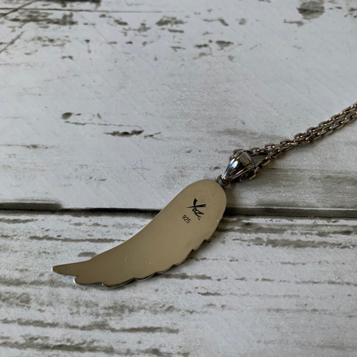 美品 矢沢永吉 ネックレス ウイング シルバー 生産終了 美品 矢沢永吉 ネックレス ウイング シルバー 生産終了