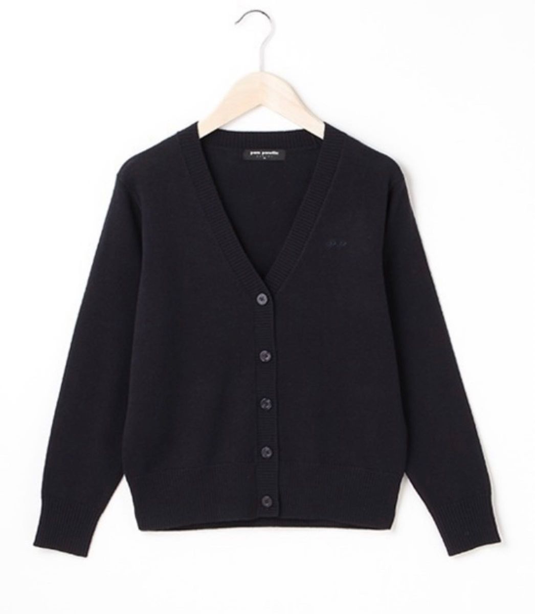 ポンポネットジュニア L/160サイズ 卒服 受験 面接 定番 Vネック
