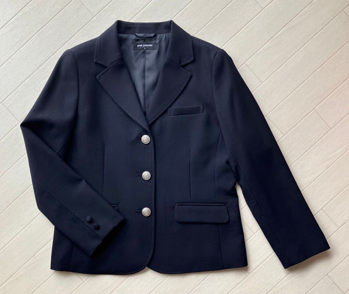 ポンポネット ジュニア M/150 受験 面接 卒服 定番 王道 フォーマル