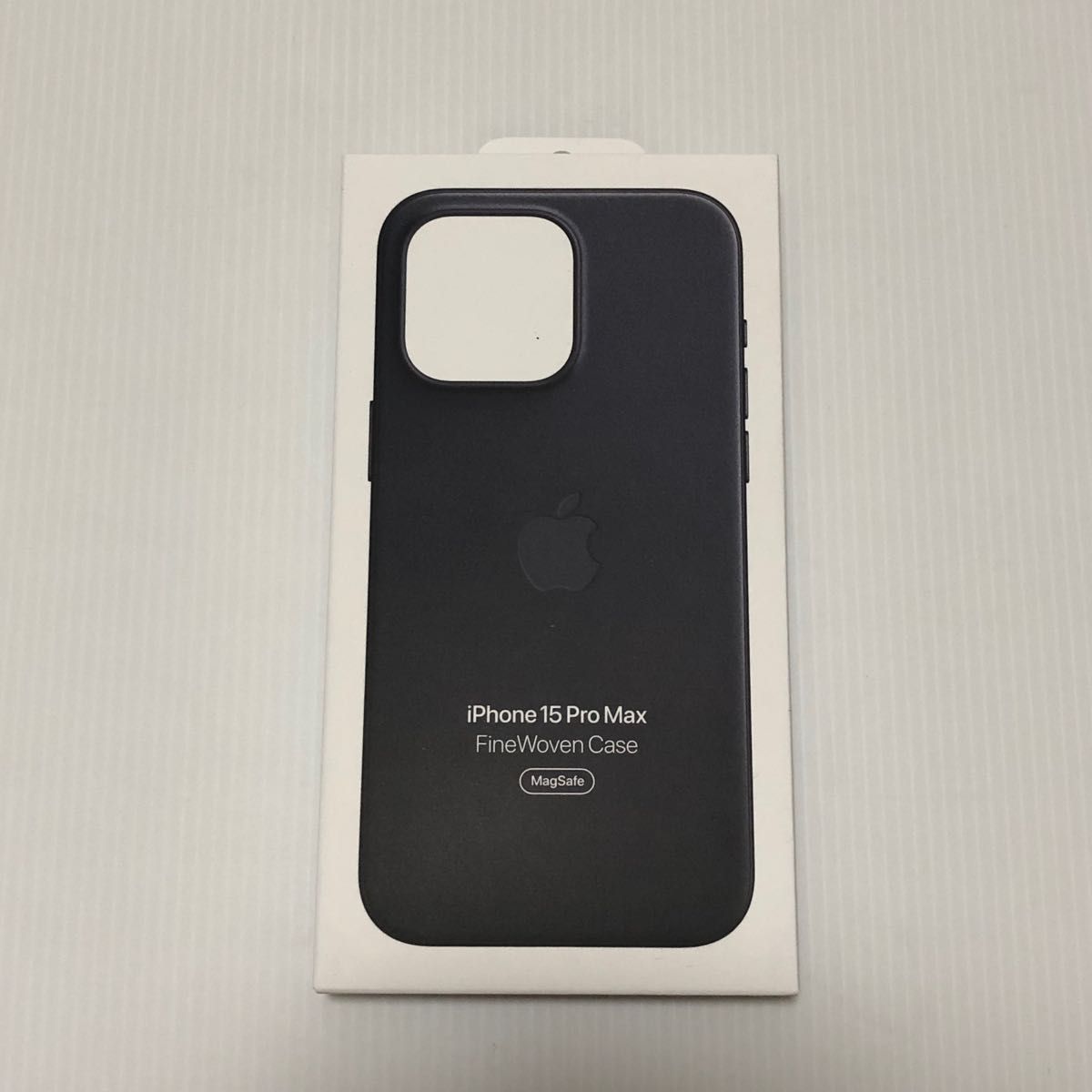apple純正 Magsafe対応iPhone 15 Pro Max用 ファインウーブンケース　ブラック