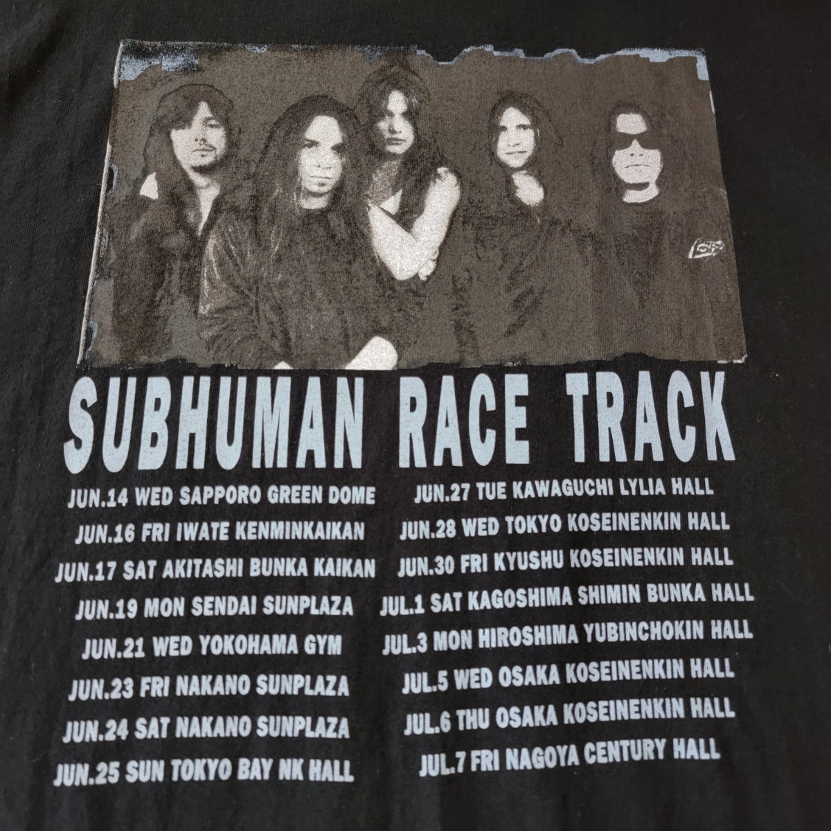 【SKID ROW】スキッド・ロウ　Subhuman Race　ツアーTシャツ　90s ビンテージ 半袖Tシャツ_画像5