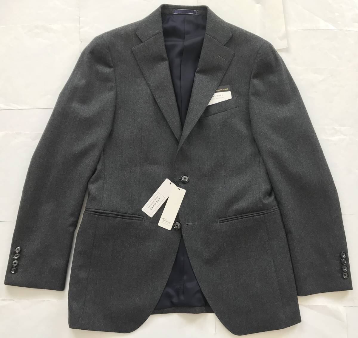 新品42,900円★イタリア生地 SUPER120’s カノニコ毛100%★Vitale Barberis Canonico★テーラードジャケット Y6 Les Mues★総裏 ストレッチの画像1