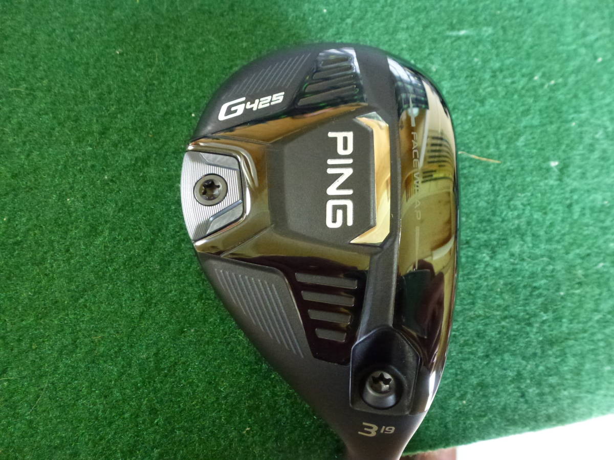 安心発送】 超美品 高飛距離 特注軽量シャフト装着 PING G425 HYBRID#3