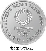 東京2020オリンピック百円　カヌー 第三次　令和元年 1枚_画像2