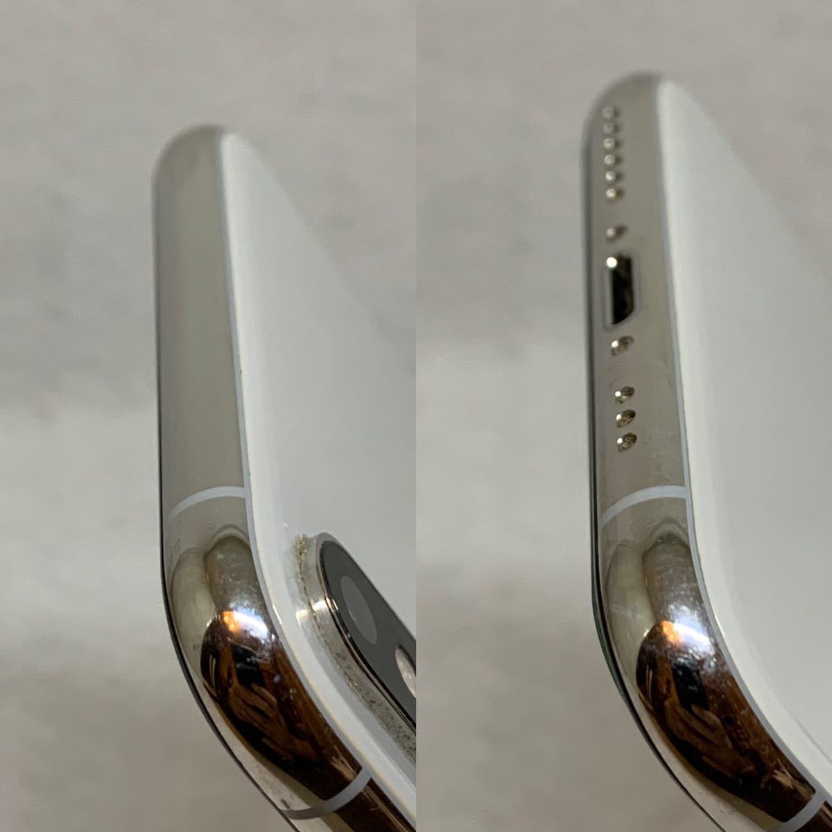 9439【美品】iPhoneXs 256GB シルバー SIMフリー 100%-