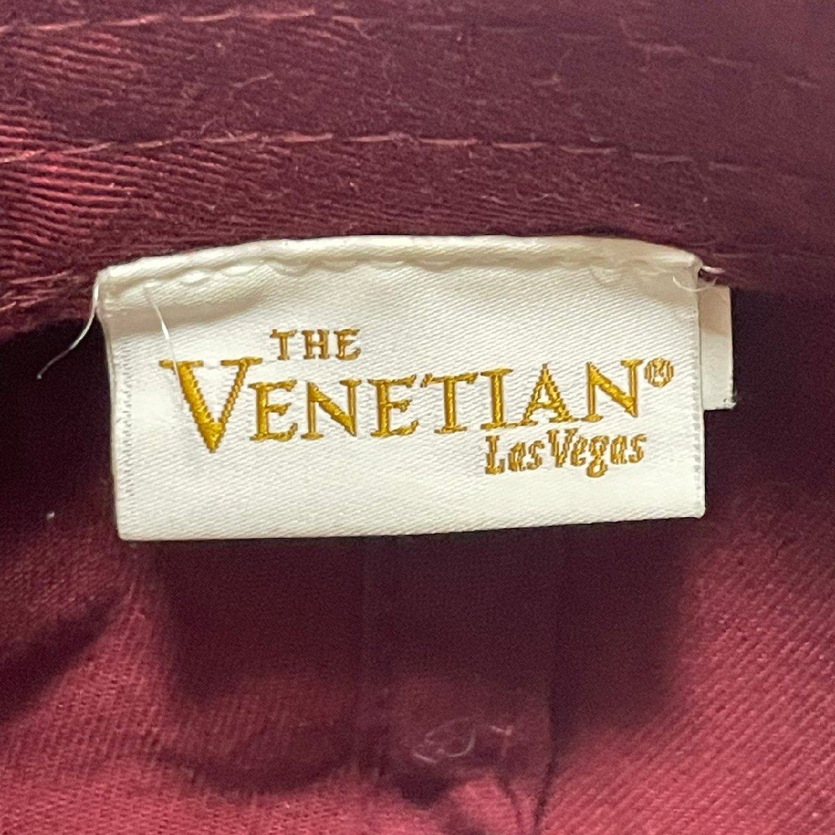 (^w^)b ヴェネチアン キャップ 帽子 CAP ボルドー THE VENETIAN SPORTIVO Las Vega エンブレム ラスベガス リゾート ONE SIZE C0482EE_画像8