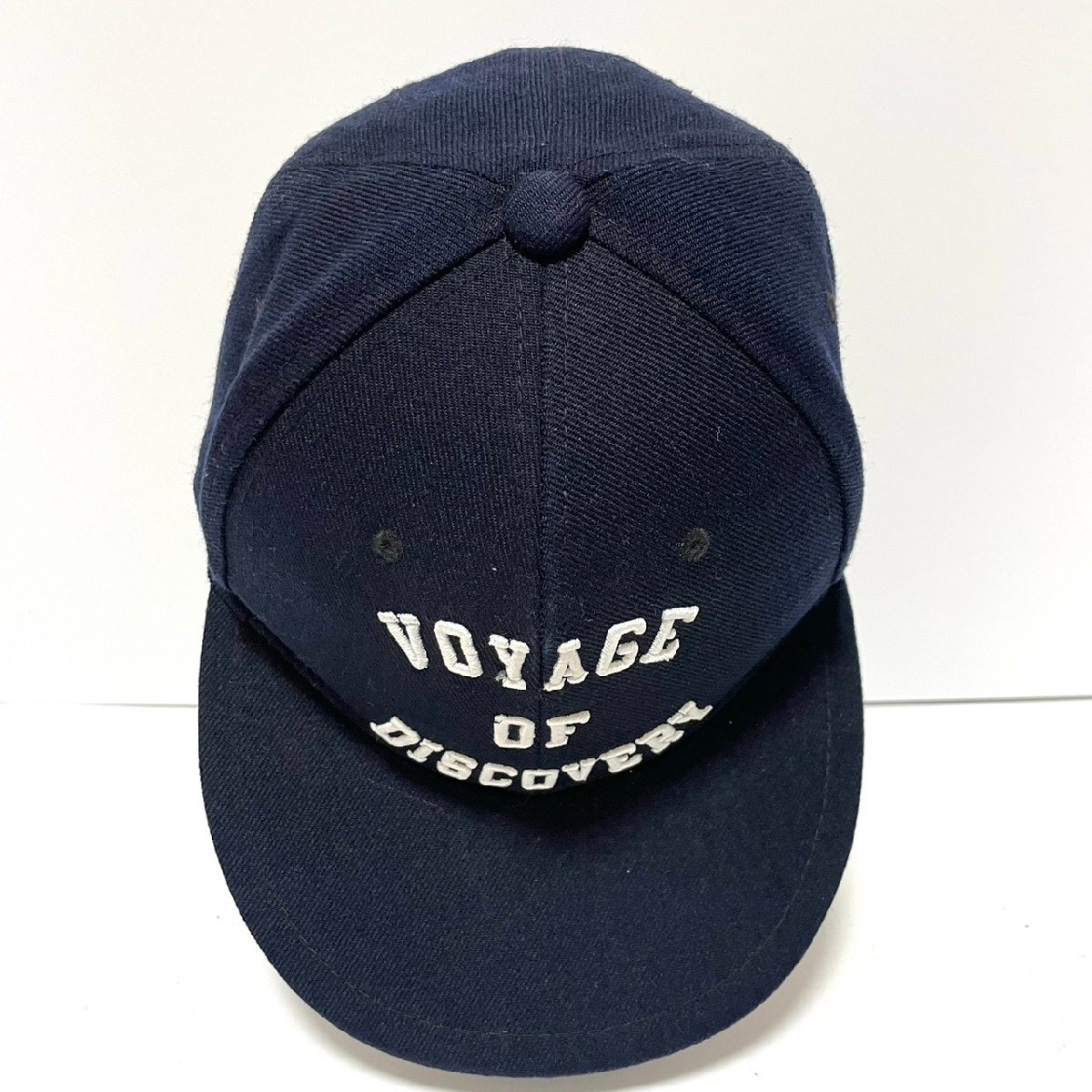 (^w^)b ヒデトレーディング キャップ 帽子 CAP ネイビー HIDETRADING VOYAGE OF DISCOVERY NYC メッセージ スナップバック C0500EEの画像6