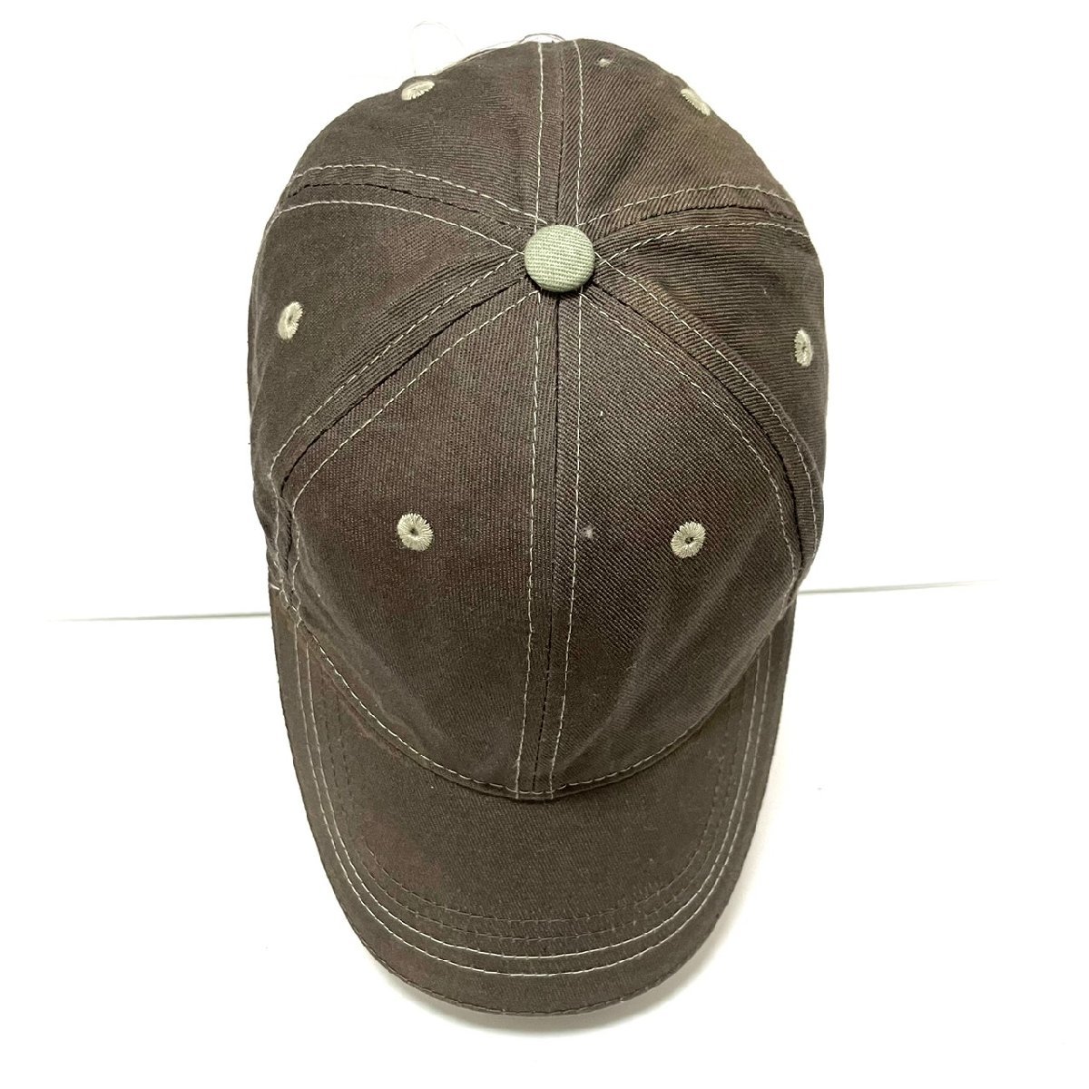 (^w^)b Volkswagen cap hat Brown Volkswagen emblem Logo embroidery casual simple velcro belt C0319EE