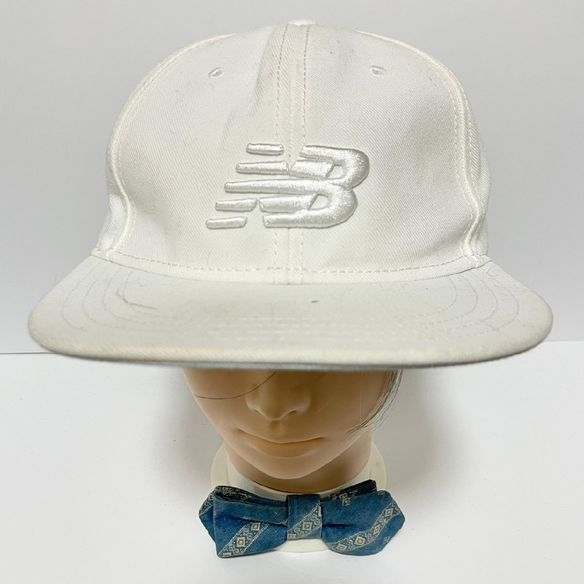 (^w^)b ニューバランス ゴルフ キャップ CAP 帽子 ホワイト neｗ balance GOLF ロゴ 刺繍 シンプル 無地 スポーツ カジュアル C0664EE_画像4