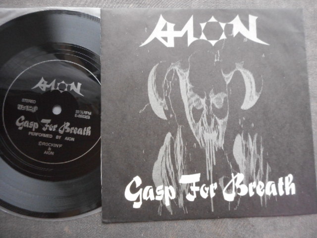 A4748 【ソノシート】 AION / Gasp For Breath／ロッキンfの付録盤_画像1