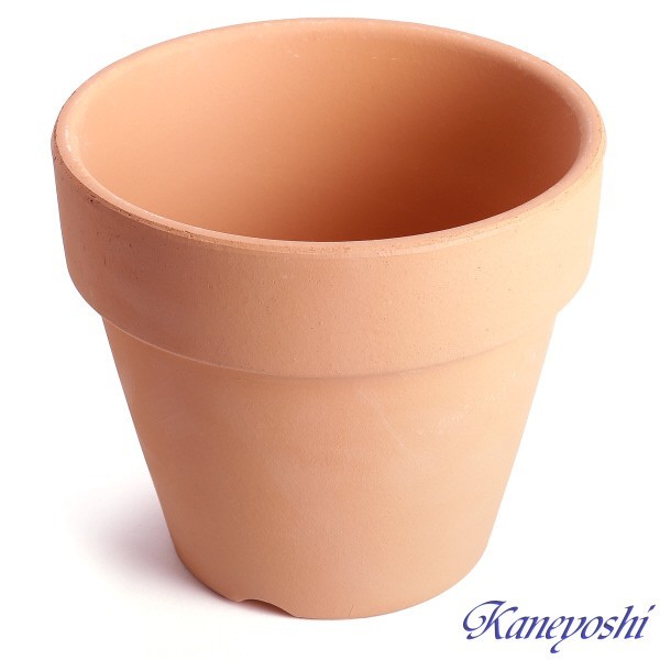 植木鉢　陶器　おしゃれ　サイズ　１８．５ｃｍ　安くて植物に良い鉢　素焼鉢　BASIC　６号_画像2