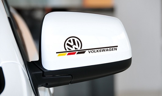 ☆激安送料込　　VOLKSWAGEN 　黒系ステッカーシール_画像1