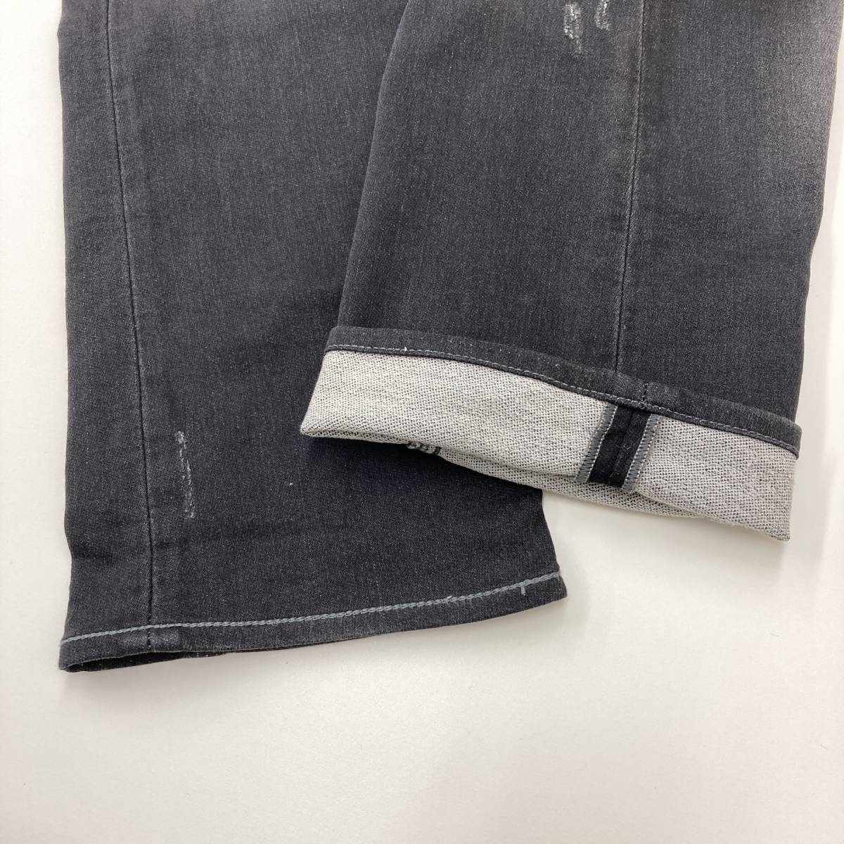 DIESEL Jogg Jeans KROOLEY-NE ダメージ加工 ジョグジーンズ グレー メンズ W30 ディーゼル ジョガーパンツ スウェットデニム 3080055_画像9