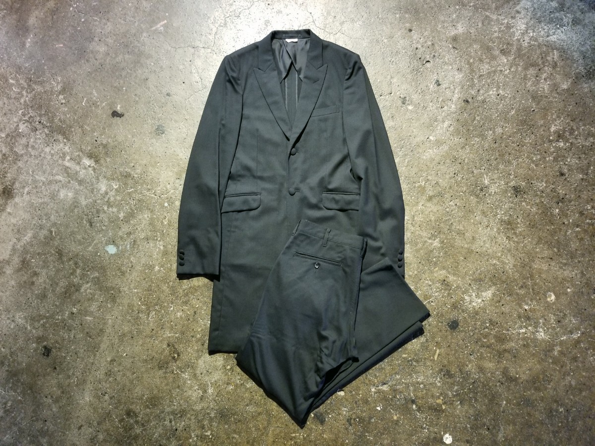 COMME des GARCONS HOMME PLUS 07AW ウールギャバセットアップ ロングジャケット 2007AW AD2007 コムデギャルソンオムプリュス My Way期