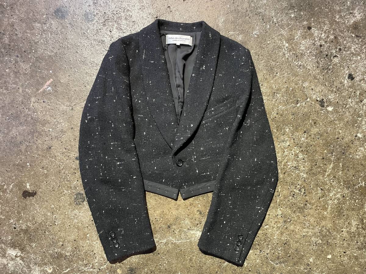 予約中!】 de robe chambre L 1Bジャケット ウール フェイクファー
