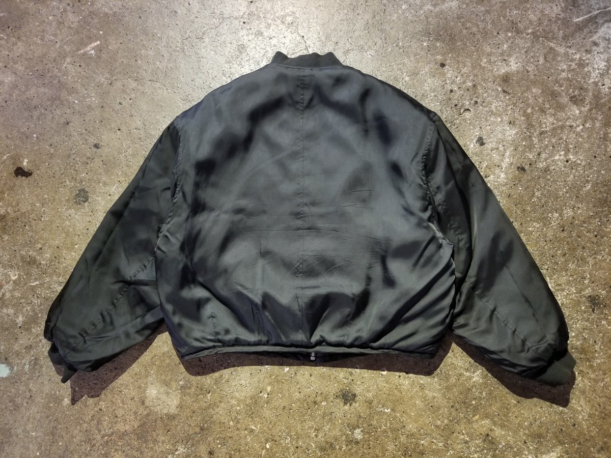 COMME des GARCONS HOMME PLUS 90AW reversible Bomber jacket with cotton 1990AW AD1990 90s Comme des Garcons Homme pryus