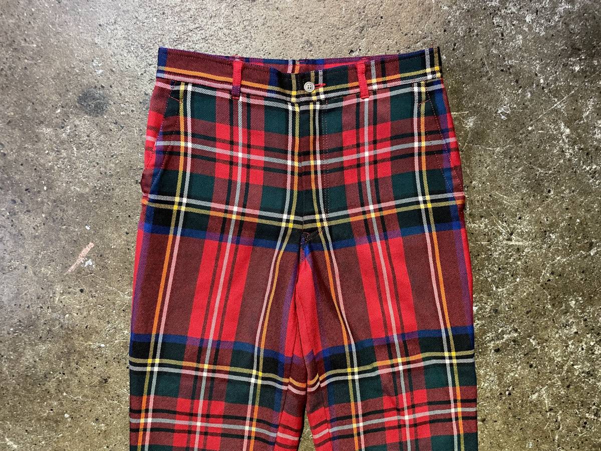 COMME des GARCONS HOMME PLUS Comme des Garcons Homme pryus00aw 2000aw tartan check wool pants S