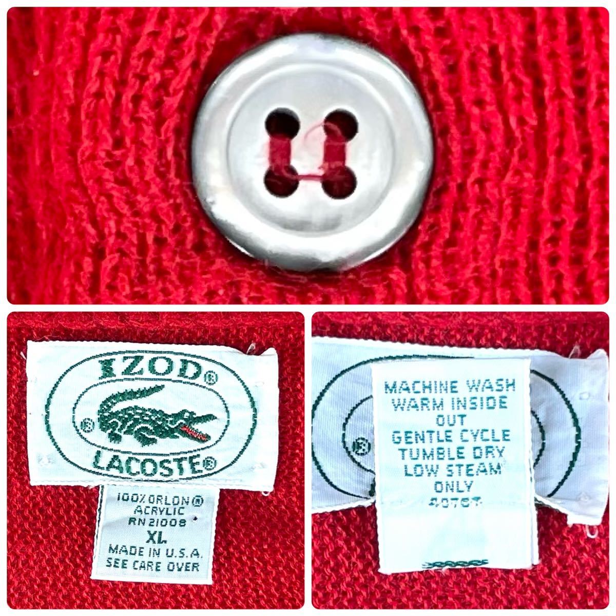 USA製】【レアサイズ】IZOD LACOSTE アイゾッド ラコステ ワニ USA製】【レアサイズ】IZOD LACOSTE アイゾッド ラコステ ワニ