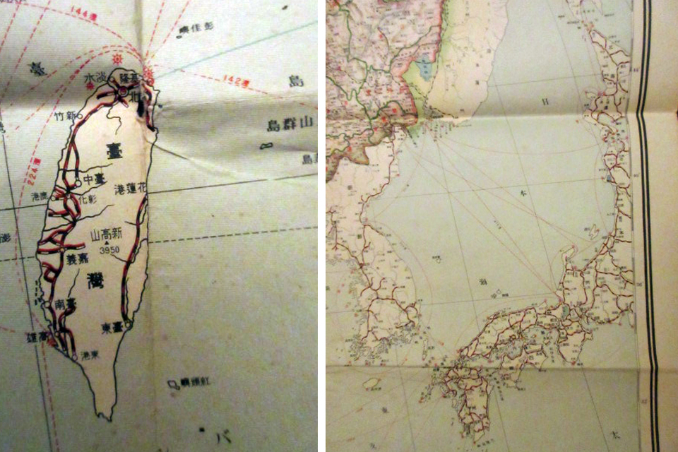 1 戦前 台湾 古地図 明治28年 台湾地図 国民新聞附録 線路 1 戦前 台湾 古地図 明治28年 台湾地図 国民新聞附録 線路