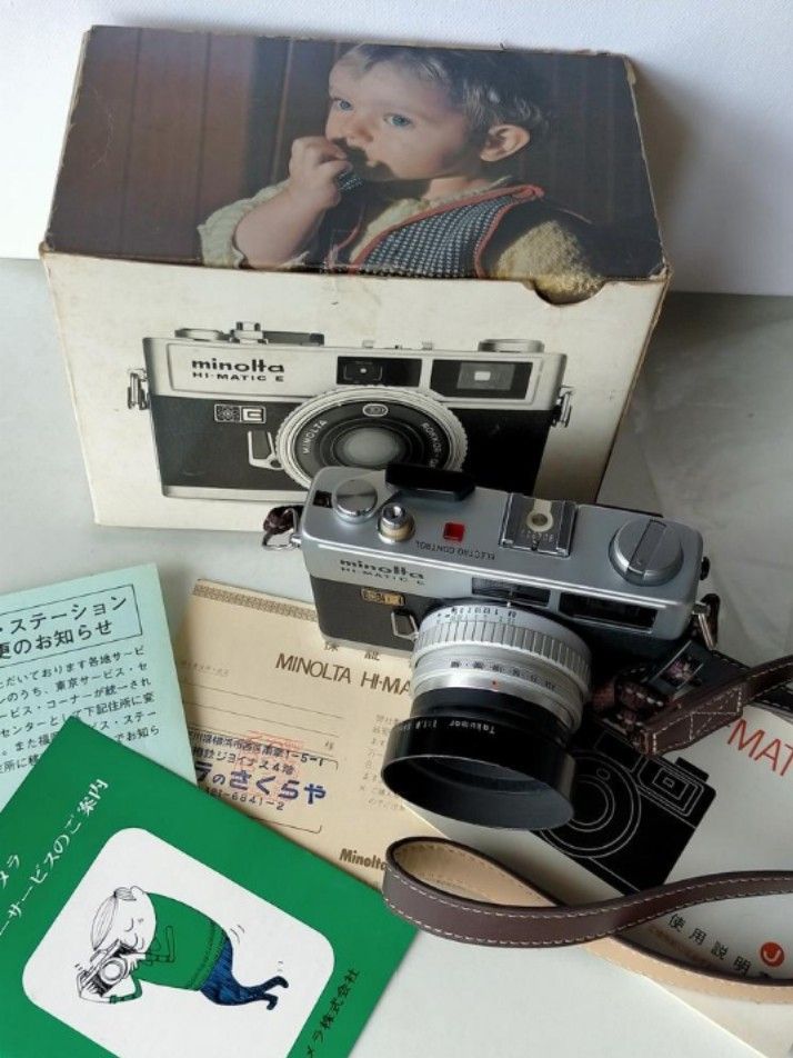 46年前 購入当時一式揃え minolta HI-MATIC E｜Yahoo!フリマ（旧PayPayフリマ）