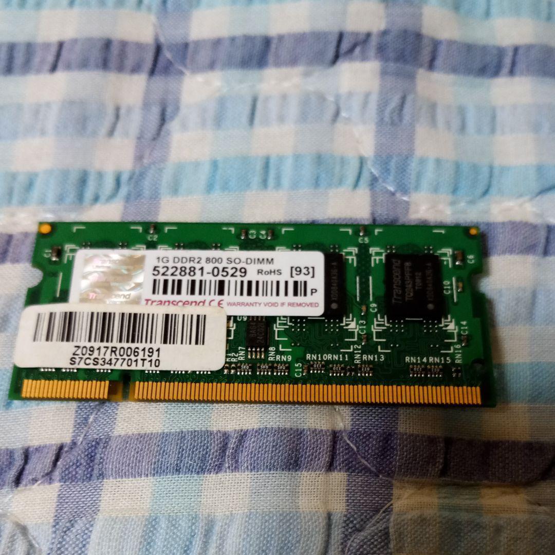 動作未確認 ノートメモリ 1GB DDR2 800 送込 125_画像1