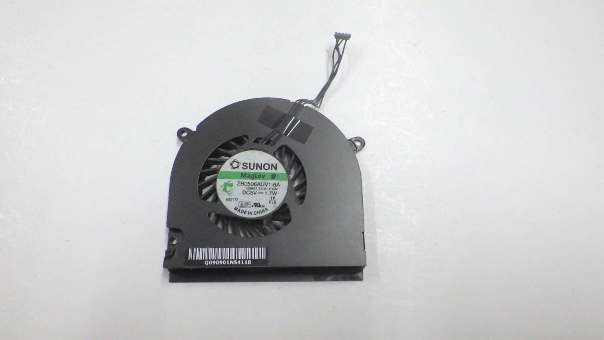 Apple MacBook PRO 13 -inch 2008~2012 CPU cooling fan ZB0506AUV1-6A used operation goods ⑤