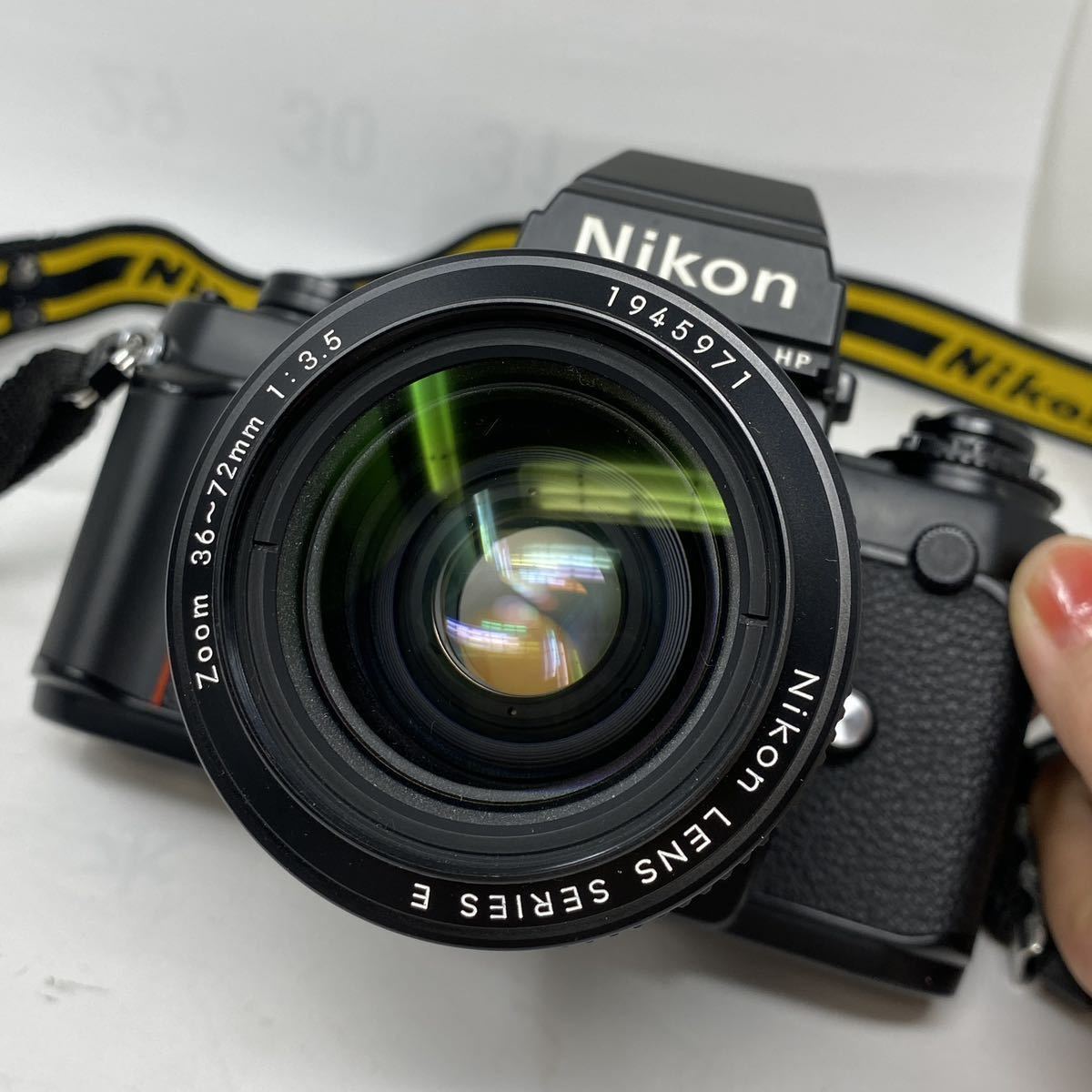 ニコン Nikon F3 36-72mm 一眼レフ フィルムカメラ レンズ付 外観美品 ジャンク扱い_画像2