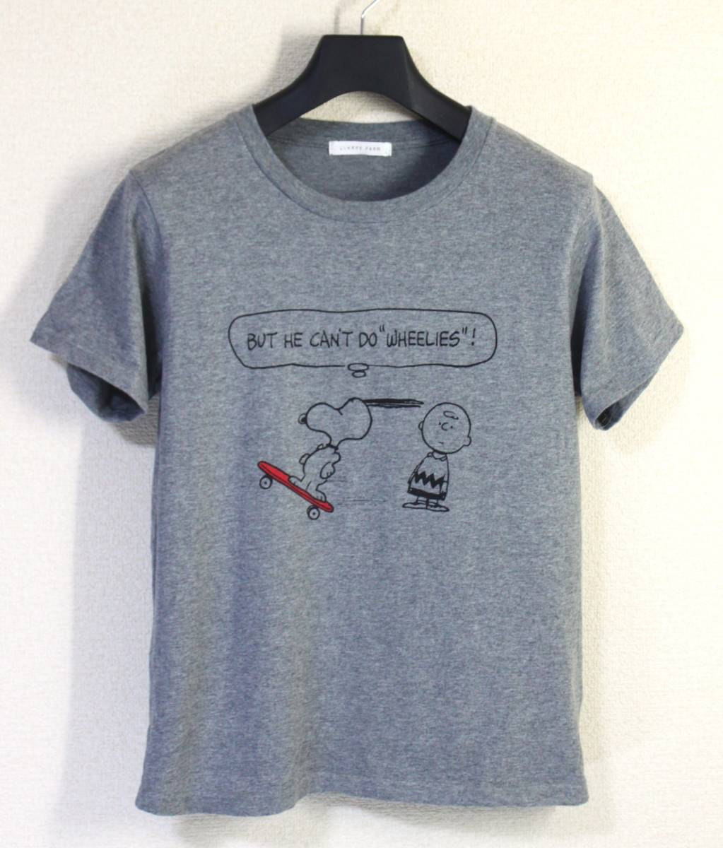 ★LOWRYS FARM×PEANUTS ローリーズファーム×ピーナッツ★コラボ スヌーピー 半袖Ｔシャツ:L_画像1