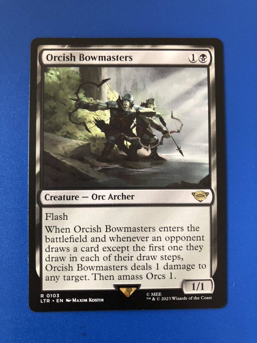 【MTG】《オークの弓使い/Orcish Bowmasters》[LTR] 英語版　1枚　( 3枚迄在庫あり)