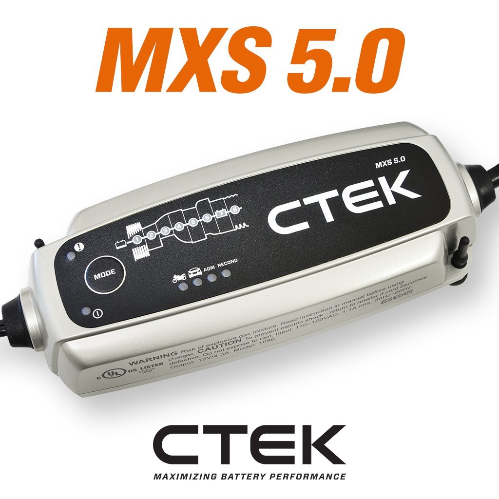 CTEK シーテック 充電器 新世代 MXS5.0 日本語説明書付 インジケーター付M8アイレット端子セット 新品_画像5