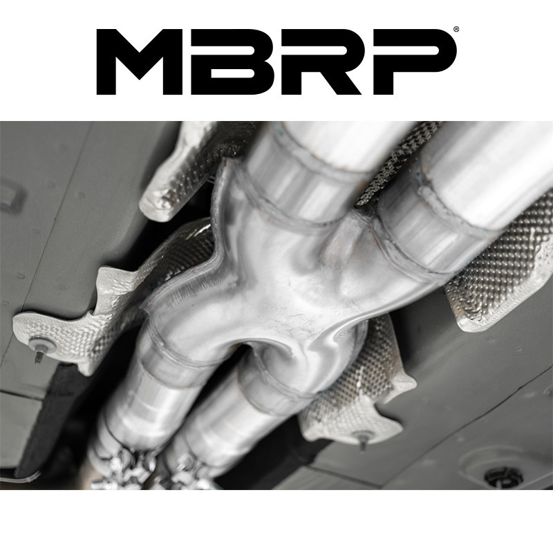 MBRP 2015-2024 ダッジ チャレンジャー SRT 6.4L V8 CAT-BACK レース エキゾースト 爆音_画像5