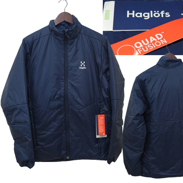 ♪【新品 国内正規品 定価27,500円】 HAGLOFS ホグロフス Barrier Neo Men 604399 バリアー ネオ 中綿 ダウン ジャケット S ネイビー