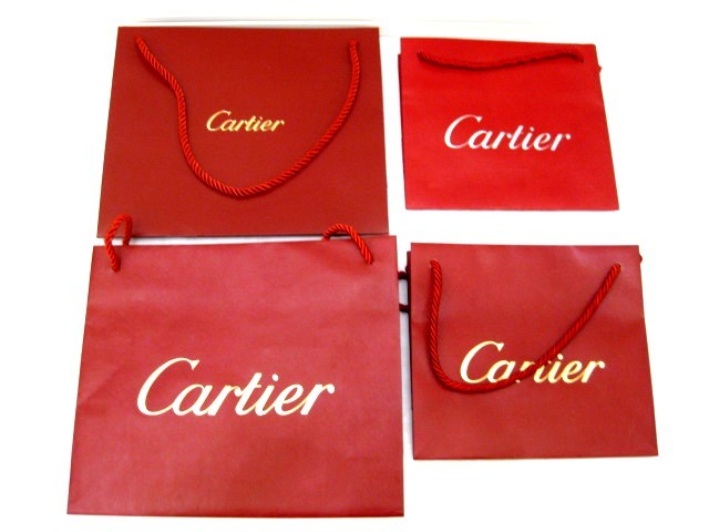 Cartier カルティエ ショップ袋 ショッパー 4枚セット_画像1