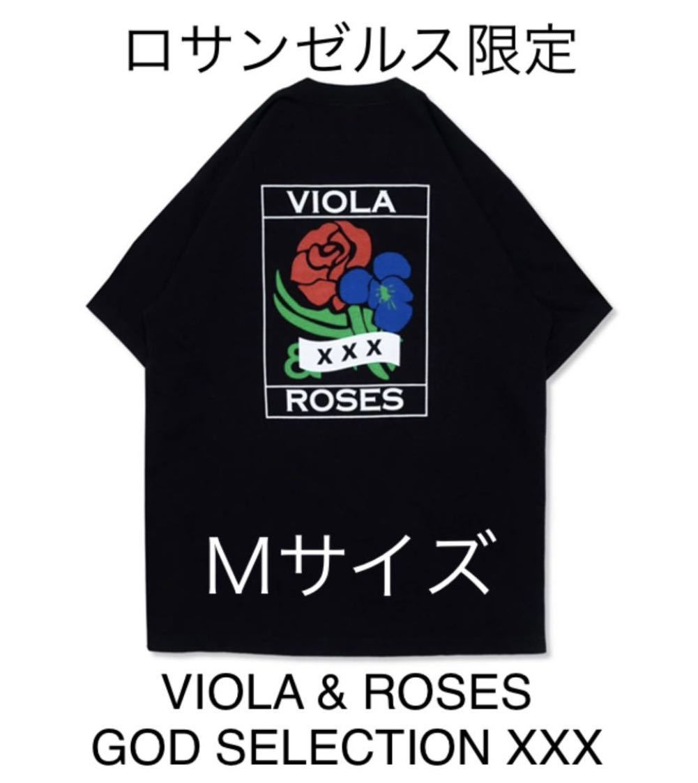VIOLA & ROSES GOD SELECTION XXX Wネーム 黒 ビオラアンドローゼス ゴットセレクション Mサイズ_画像1